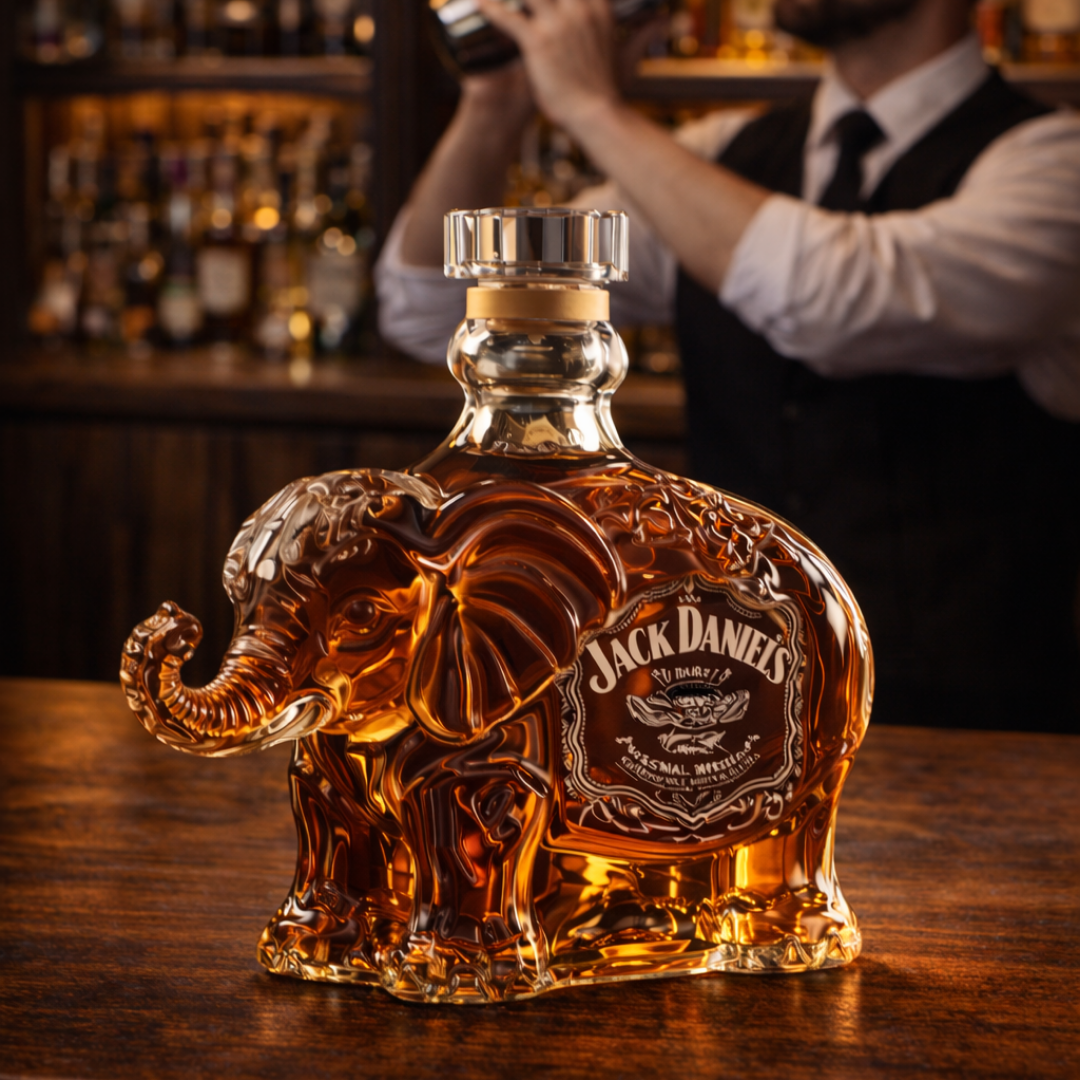 Jack Daniel's Whisky Bottle - Elephant Edition