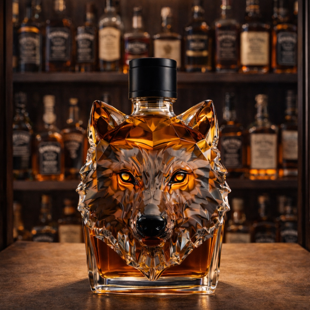 Whisky Bottle - Wolf Edition