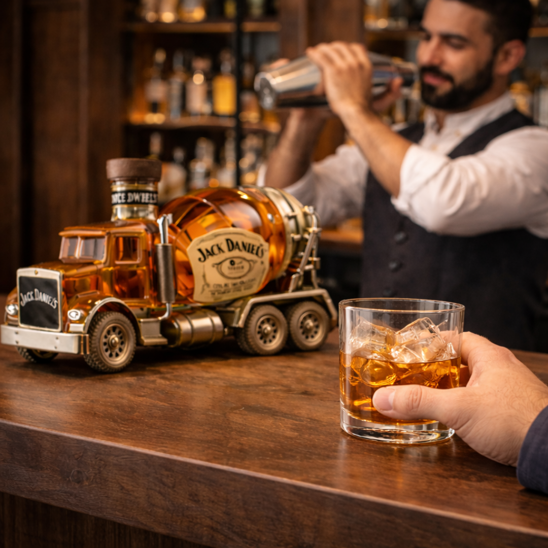 Jack Daniel's Whisky Bottle - Truck Edition