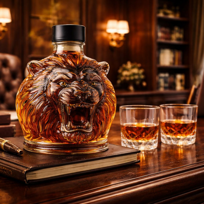 Whiskey Bottle - Lion Edition