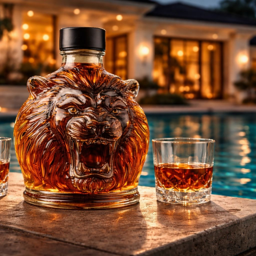 Whiskey Bottle - Lion Edition