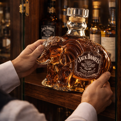 Jack Daniel's Whisky Bottle - Elephant Edition