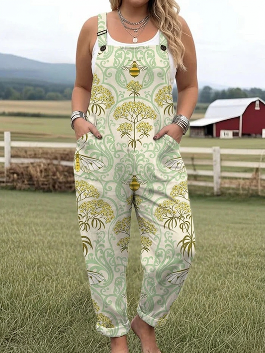 Bee and Floral Jumpsuit