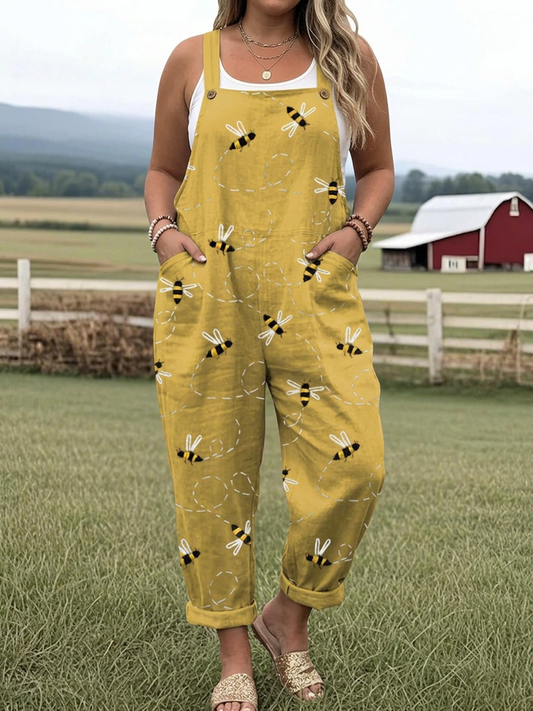 Meadow and Bees Jumpsuit