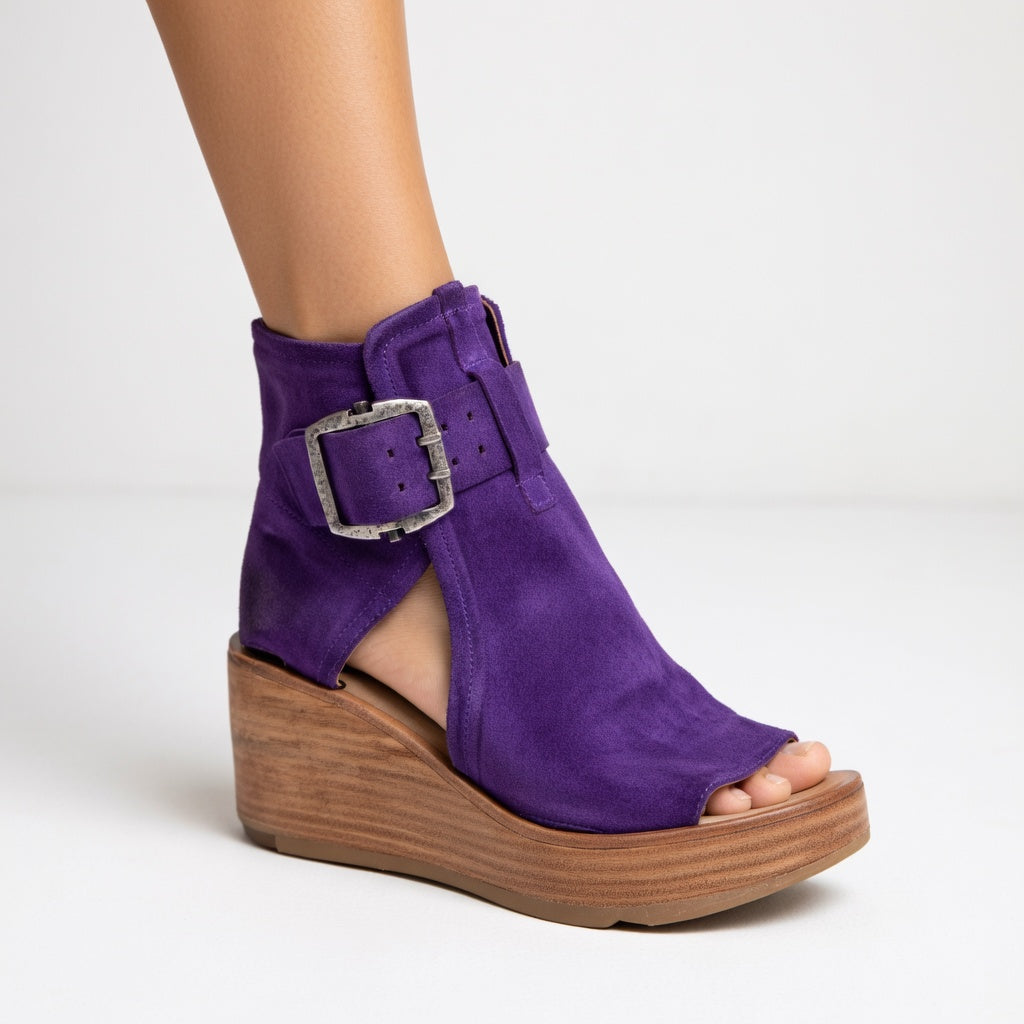 Orélisse™ - Botines Compensadas Abiertas Estilo Moderno