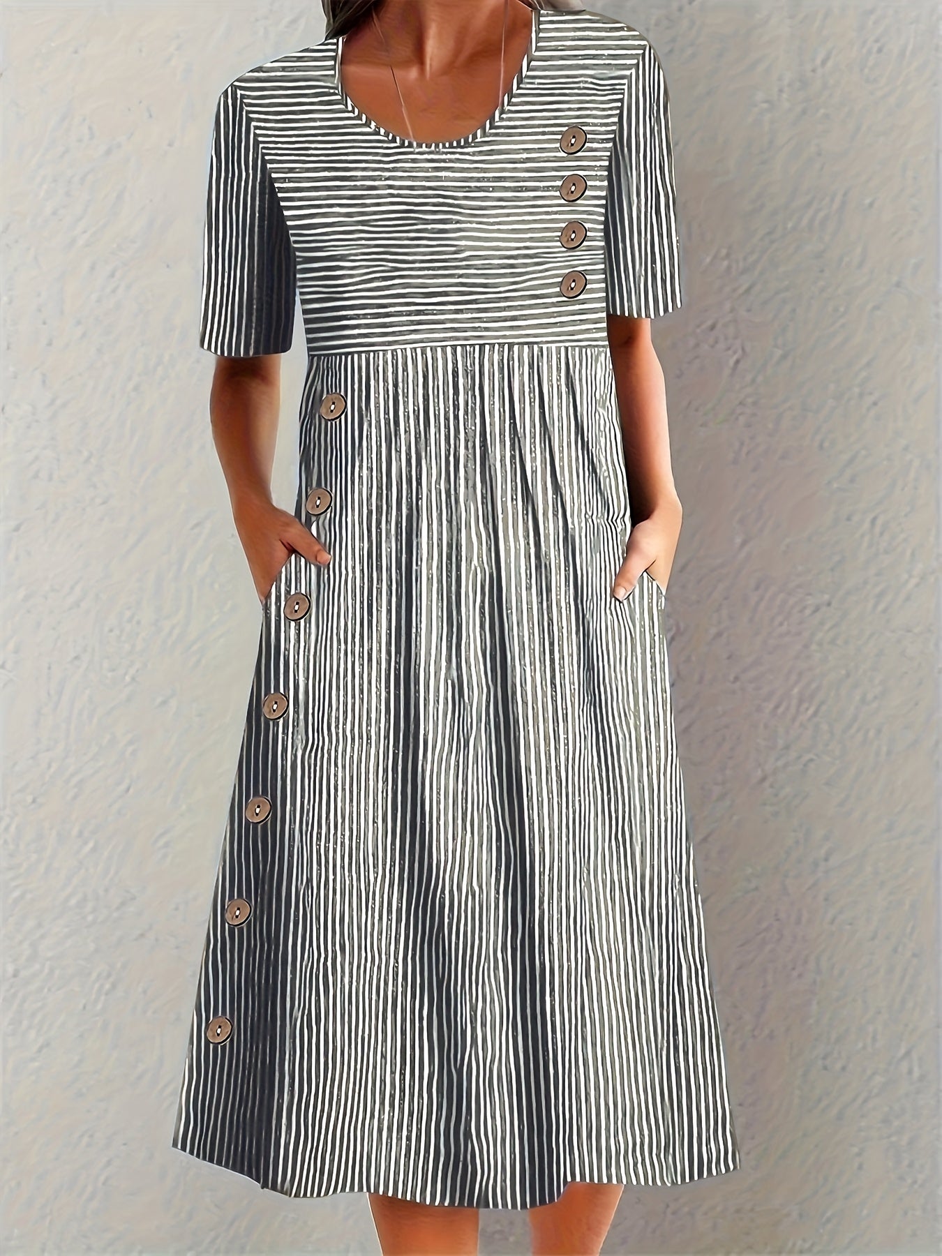 Sofía | Vestido de verano a rayas
