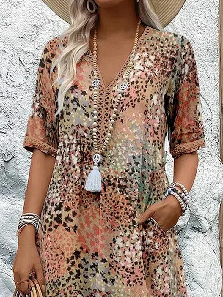 VERÓNICA | VESTIDO MIDI VIBRANTE