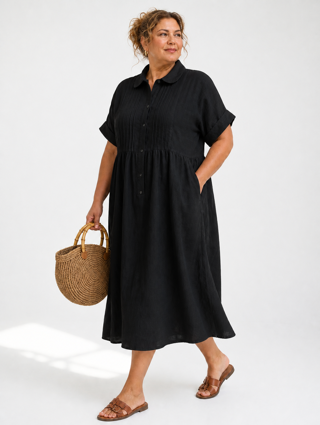 Lysandra™ — Vestido Camisero Fluido de Verano