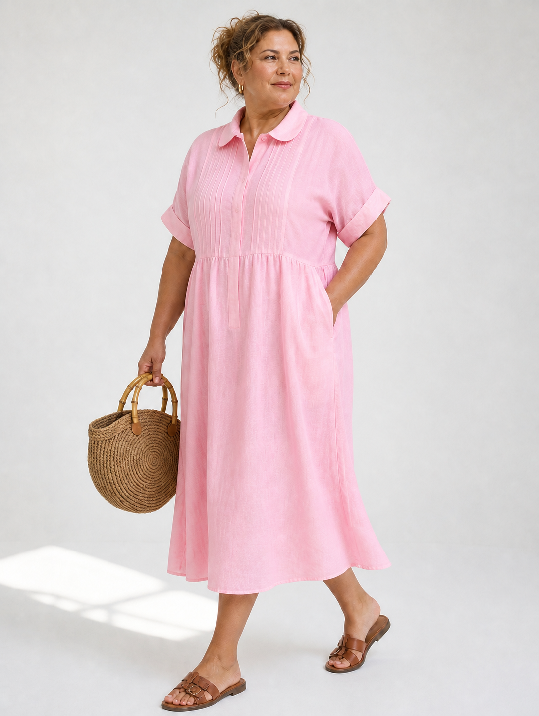 Lysandra™ — Vestido Camisero Fluido de Verano