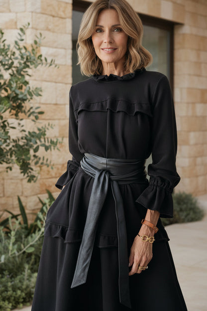 MORGAN – VESTIDO FLUIDO A CAPAS