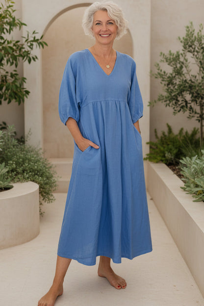 MELI - VESTIDO CLÁSICO CONFORT